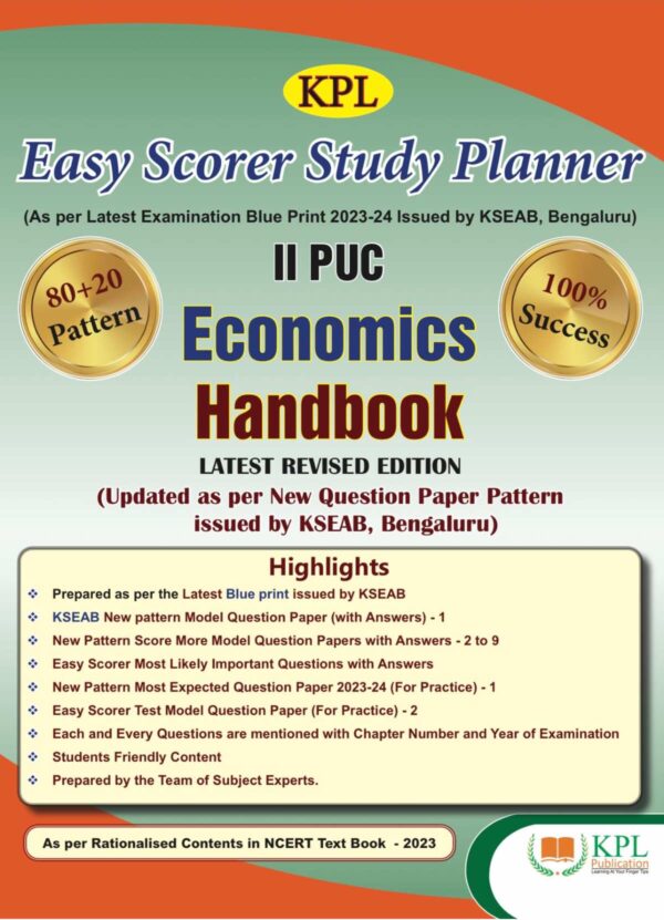 KPL Publication II 2nd PUC - Economics