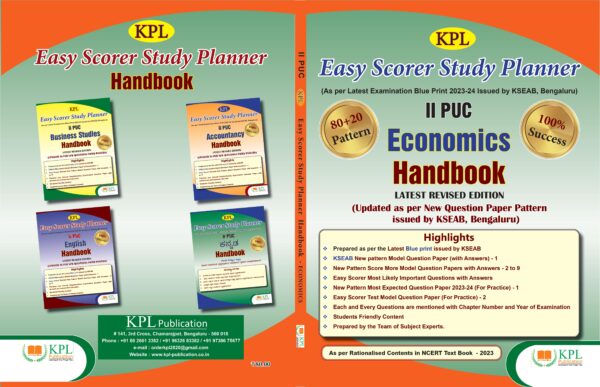 KPL Publication II 2nd PUC - Economics full cover