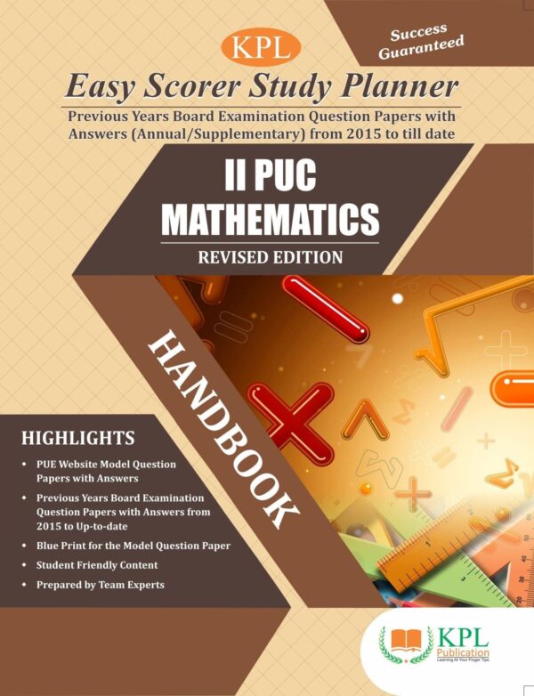 KPL Publication II 2nd PUC - Mathematics