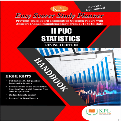 KPL Publication II 2nd PUC - Statistics